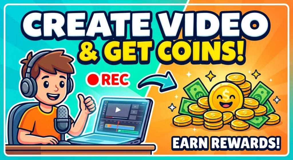 Record a selfie video about taskpaisa upload on youtube