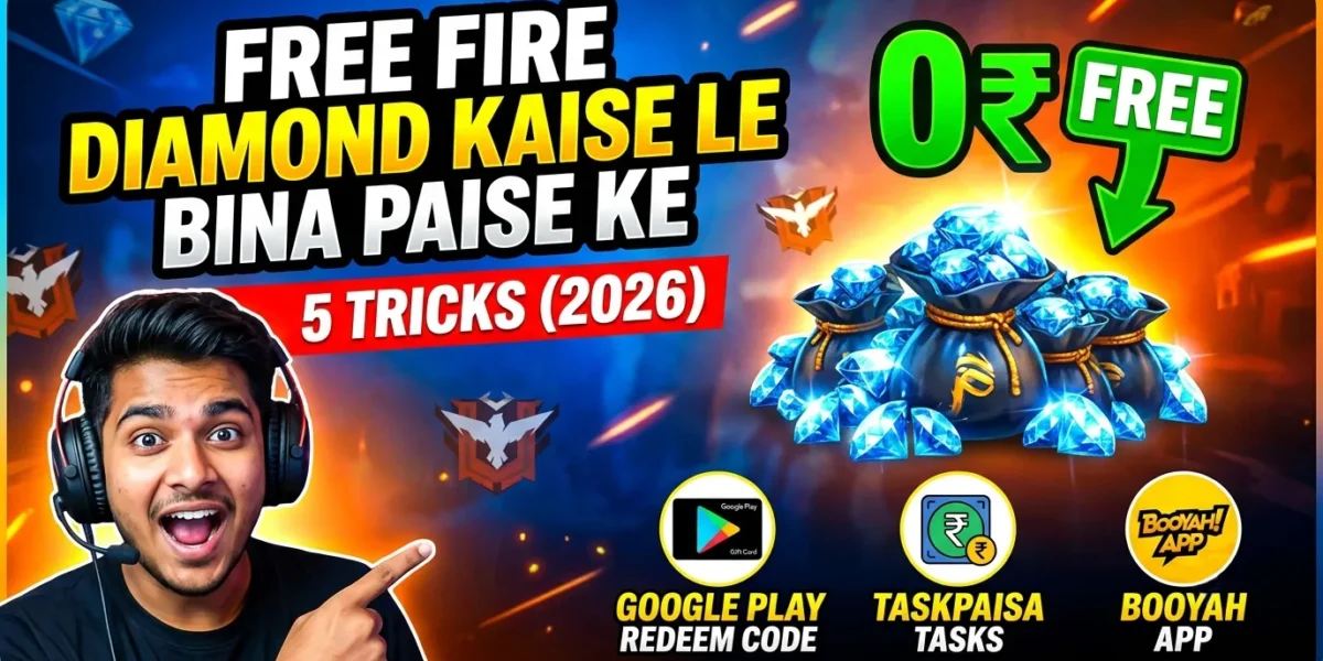 Free Fire Diamond Kaise Le Bina Paise Ke