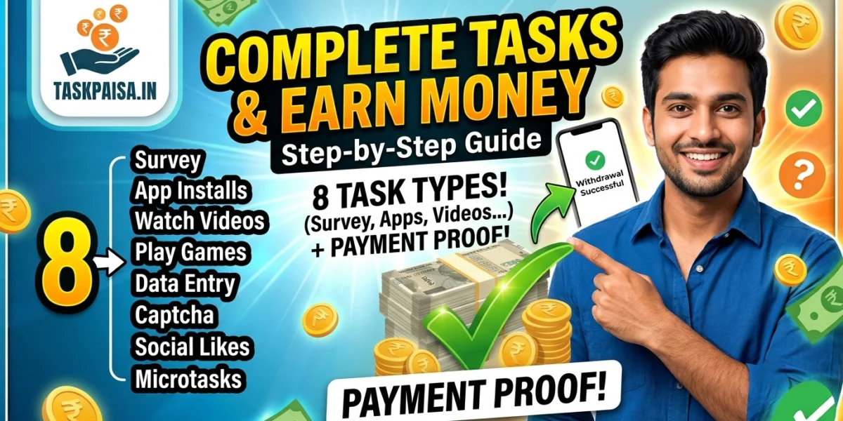 Complete Task & Earn Money — Step-by-Step Guide