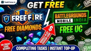 Free Fire Diamonds Free & BGMI UC Free