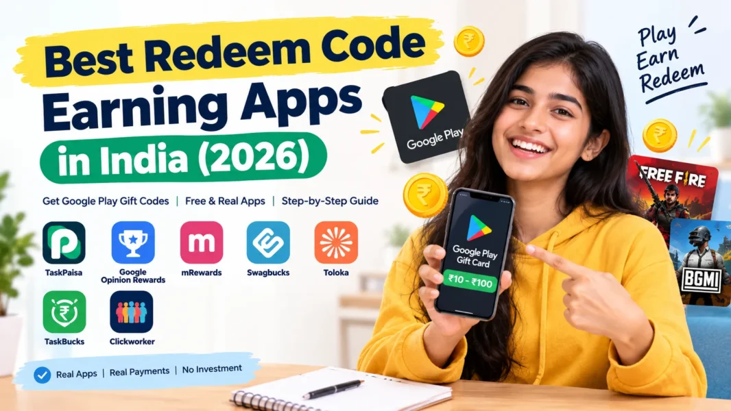 Best Redeem Code Earning App in India
