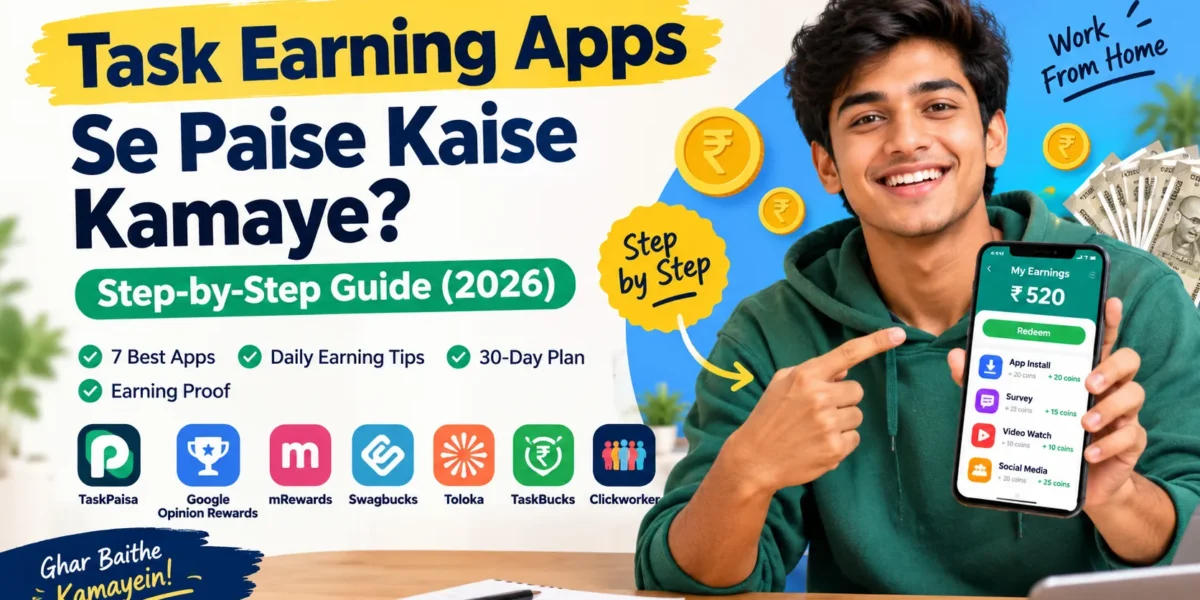 Task Earning Apps Se Paise Kaise Kamaye