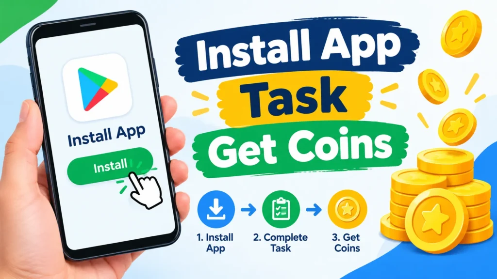 Install and user app 40 coins
