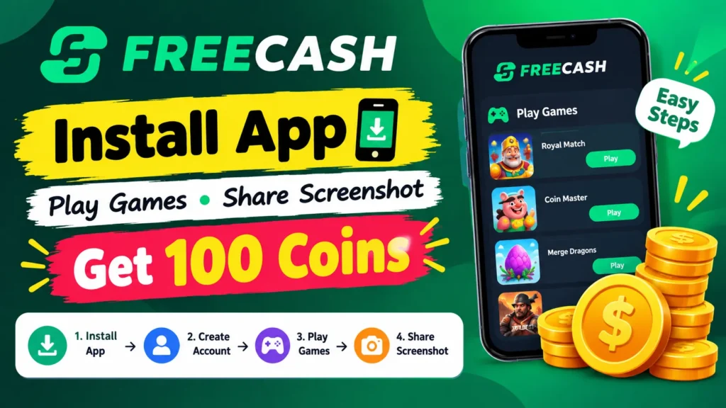 Install App And Get 100 Coins