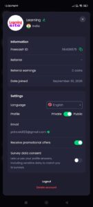 freecash app proof